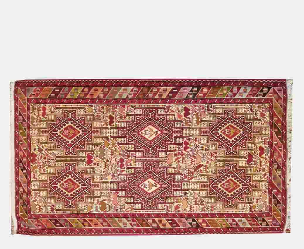 تصویر 2 از قیمت گلیم دستباف سوزنی مدرن + خرید باور نکردنی